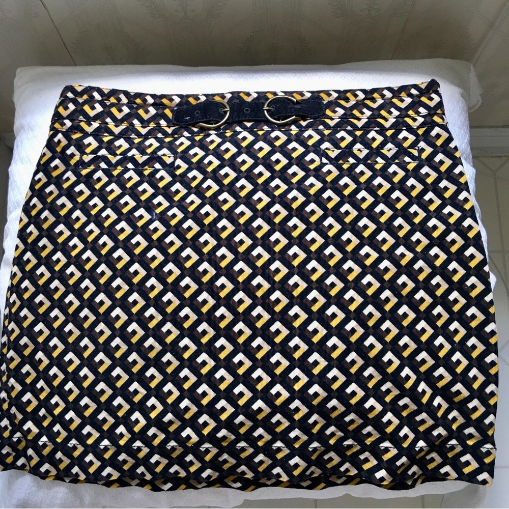 Retro Loft Geometric Pattern Skirt! - image 4